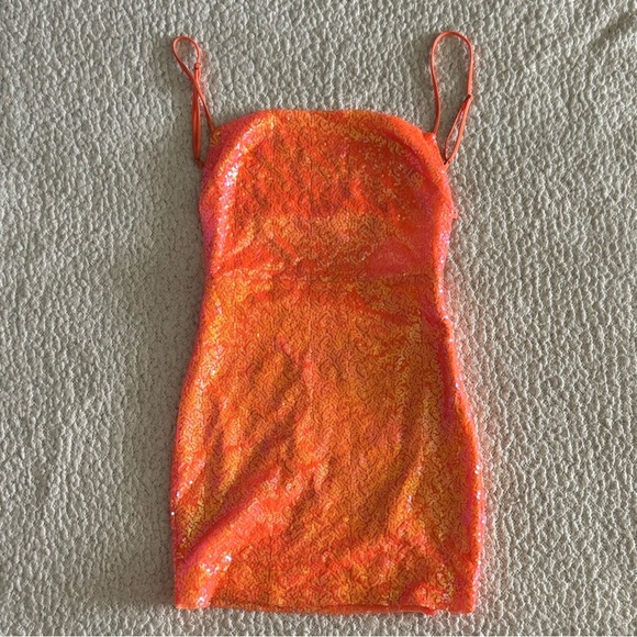 Lucy in the Sky Dresses & Skirts - Sparkling Orange Dress by Lucy In The Sky!